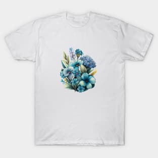 Blue Flowers T-Shirt